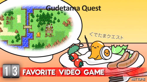 ofburntbreadsandlazyeggs:Interviewer: Favorite video game?Gudetama: Gudetama Quest!  \(^-^)/I’