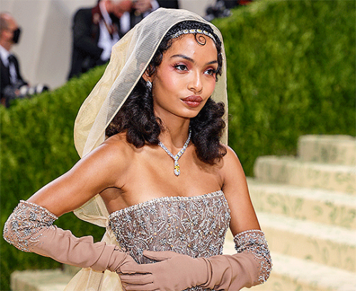 jurneesmolletts:YARA SHAHIDI at the MET Gala 2021