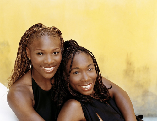 flyandfamousblackgirls:Serena Williams & Venus Williams for Essence Magazine (June 2001) | Photo