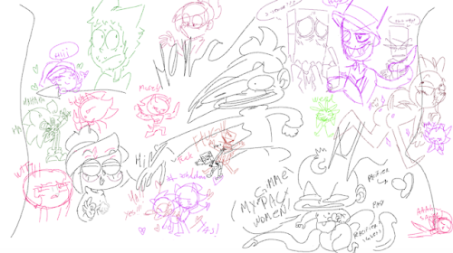 I Forgot To Post Some Drawings From Yesterday And The Drawings From Today Feat @virusdraw And @cute-shadow-art