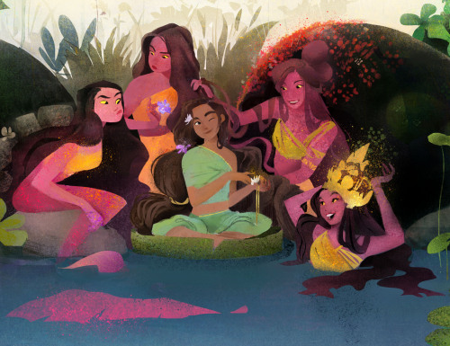 isaia: kathuon: She found the mermaids!! This is gorgeous and makes me so happy! SouthEast Asian mer