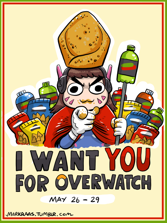 markraas:  Fixed this old pic a little bit for current time. Overwatch is free this