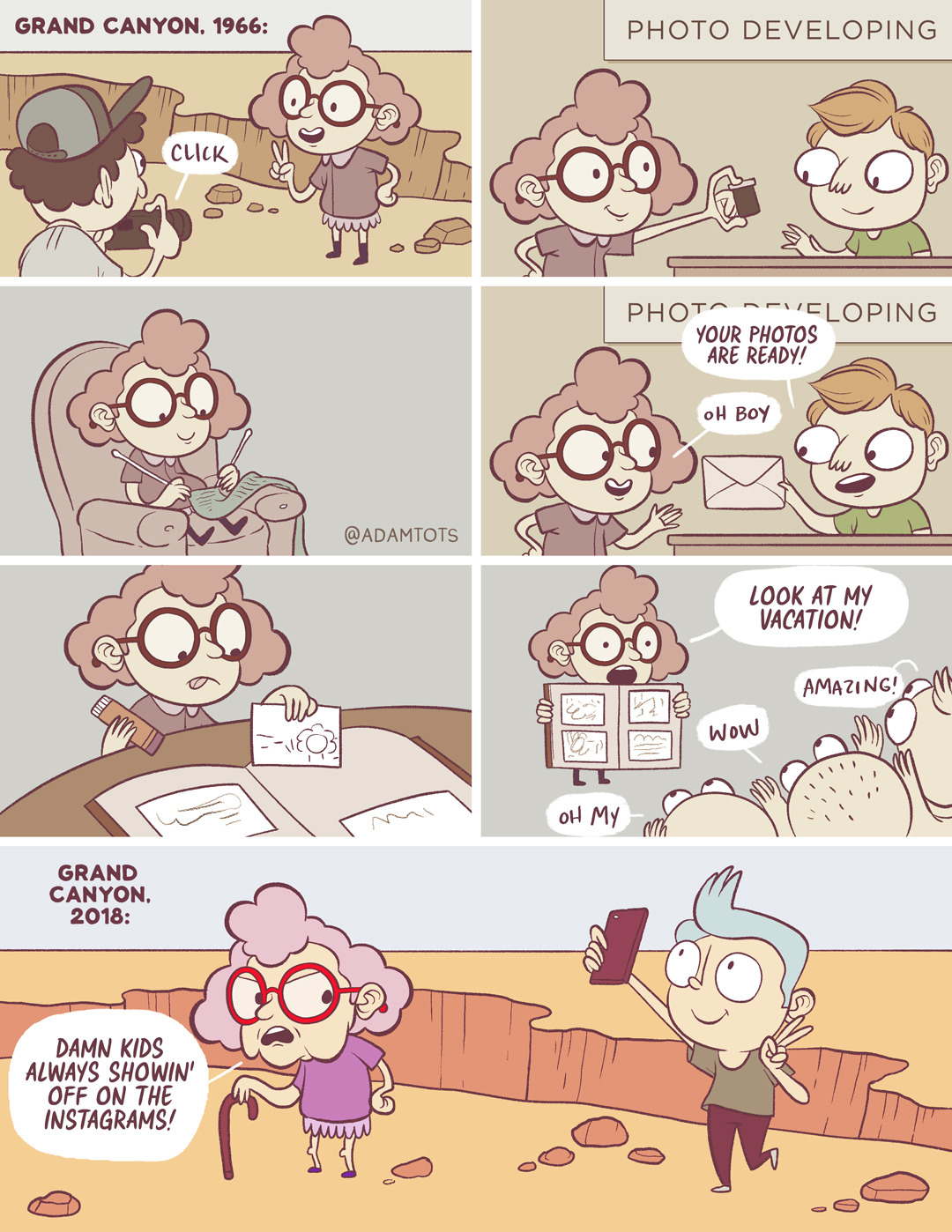 adamtots: dang millenials!!!! P.S. if you like my comics, please consider supporting