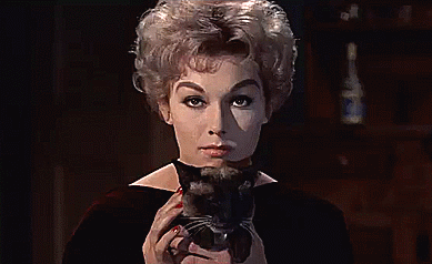 Kim Novak And Pyewacket In The Columbia Pictures/Richard Quine Supernatural Comedy-drama Bell, Book And