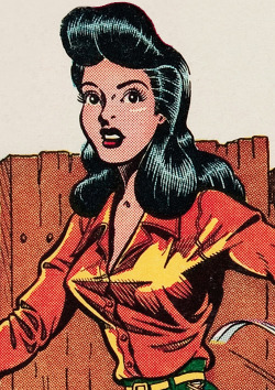 vintagegal:  Cover detail from Junior #9