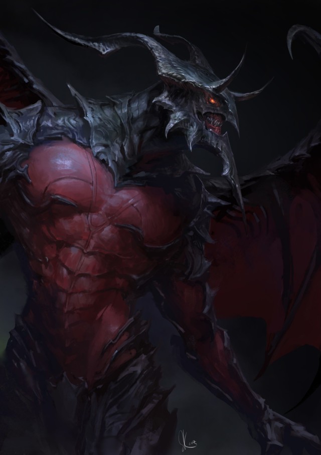 FF8 Guardian Force Diablos inspired Tyranids : r/Warhammer40k