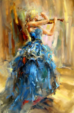 victoriousvocabulary:  COLL’ ARCO [adverb] (of performance with a stringed instrument) with the bow; the indication to use the bow hair to create the sound. [Anna Razumovskaya] 