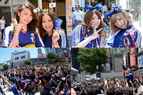 モデルプレス ‏@modelpress   W杯日本戦直後の渋谷がパニック　美女サポーターに直撃 http://mdpr.jp/news/1376541 　#日本戦 #W杯 #daihyo #JPN 