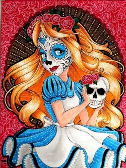 obsessedwithskulls:  Day of the Dead version