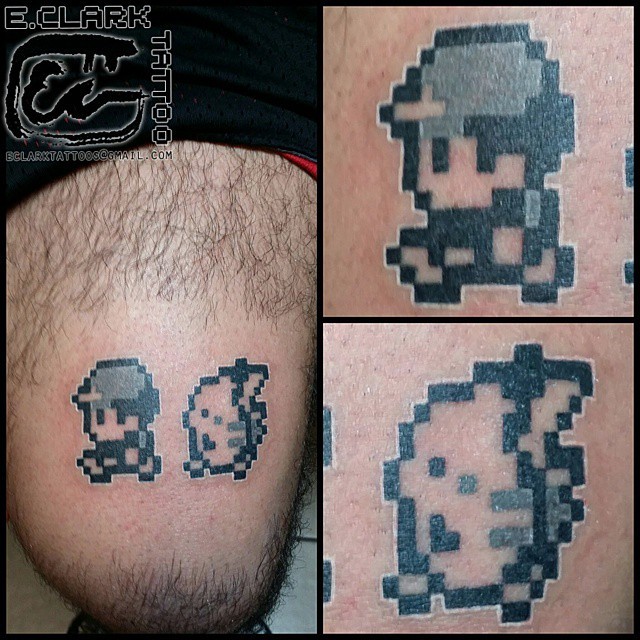 8bit pokemon Love it when  Tattoos by Marielle Royseth  Facebook