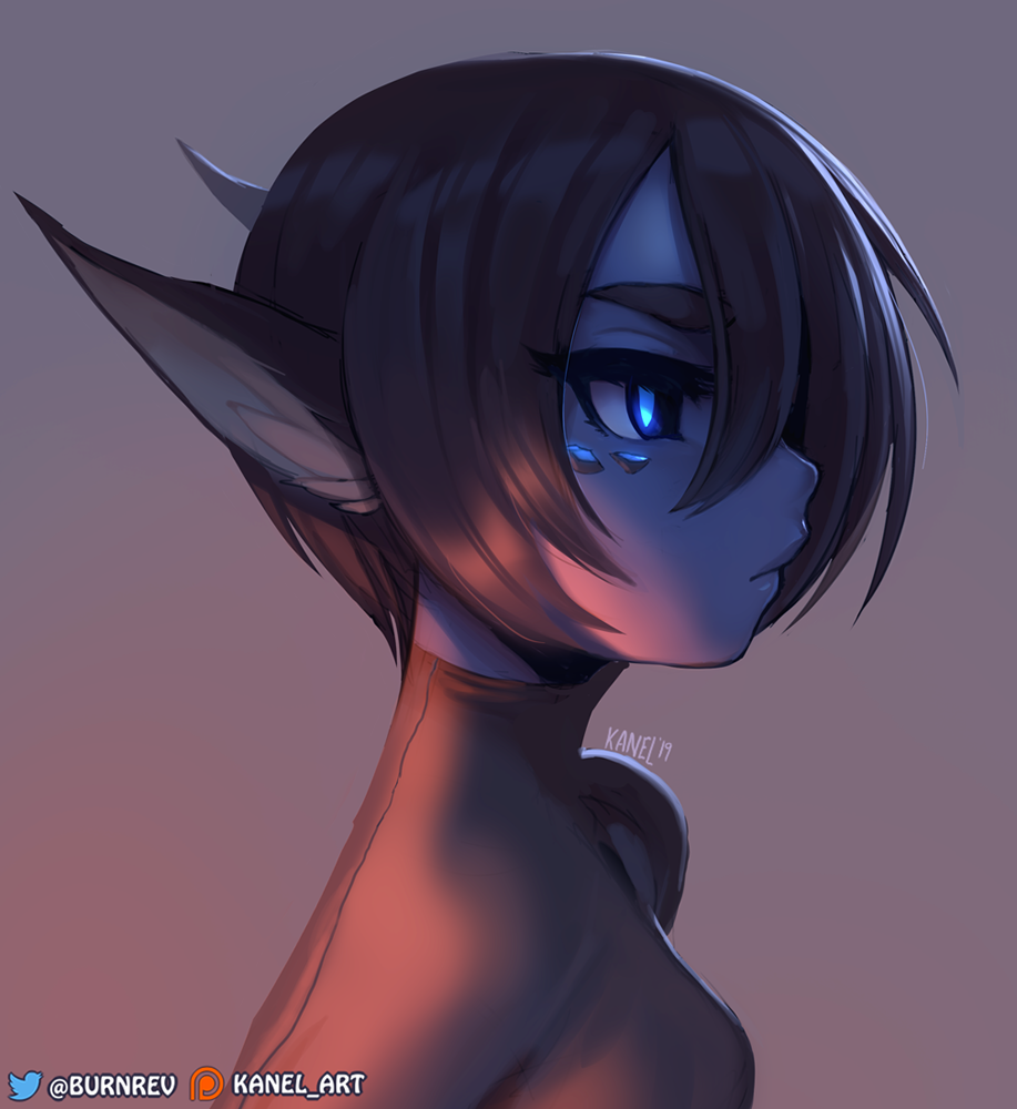 Practice.(Posted on twitter a while ago. a small deviation/break from constant colored
