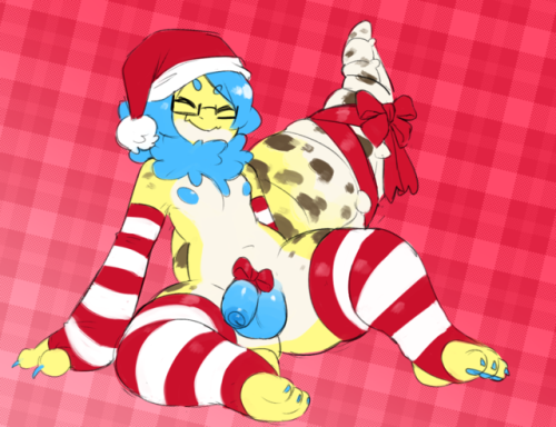 chubbuppy:  A festive Lux waiting to be unwrapped! Merry Christmass and Happy Holidays to everyone not celebrating!