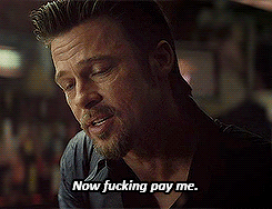 laceyunderrooo:  iluvsamcedes:  thatsomethingsomething:  Brad Pitt in Killing Them Softly.  Every damn frame is dripping with truth.   I have to see this movie now. 😍 bradddd