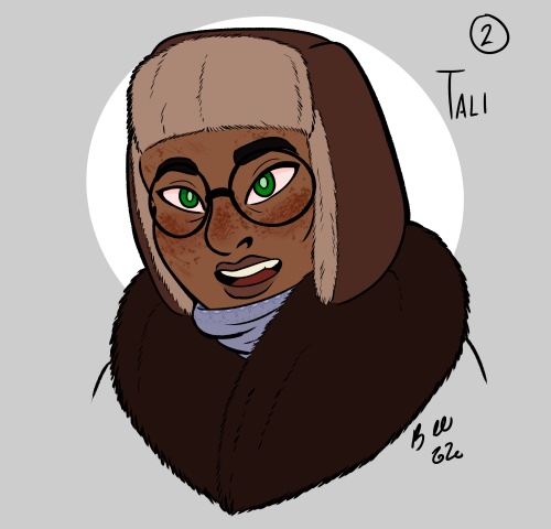 NPC #2: TaliA nonbinary half-elf researching local fauna in Ten-towns. 