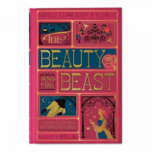 alifeoffairytales:Beauty and the Beast illustrated by MinaLimaThey have a series of illustrated clas