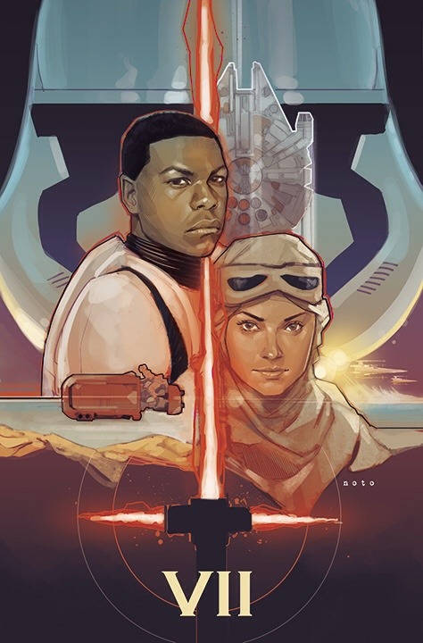 ungoliantschilde:  Star Wars Episode VII: the Force Awakens, by Phil Noto.
