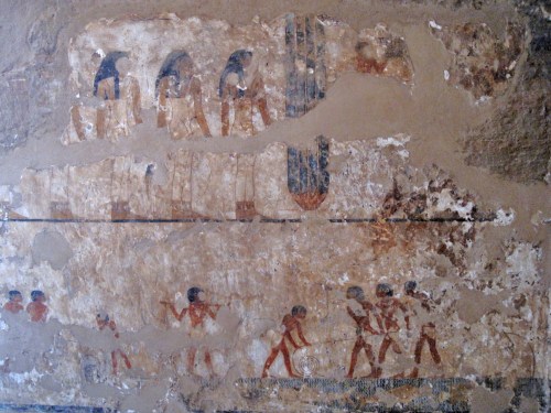 The Ancient Egyptian 12th dynasty tomb of Sarenput I, Qubbet el-Hawa at Aswan. Sarenput I was the Go