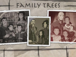 dongbufeng:  Korra Family Trees from Nick.com which include some previously unknown names [x].