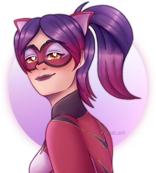 PURPLE TIGRESS' DESIGN IS SO GOOOD!!!! Idk Why I Drew Her In This Angle,, But It Was Hard To See How