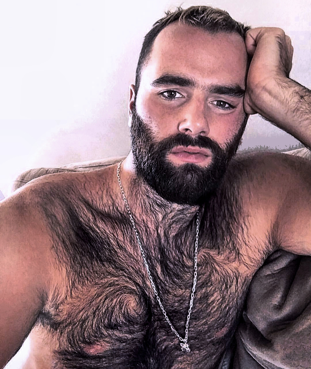 Hairy Mens Necks