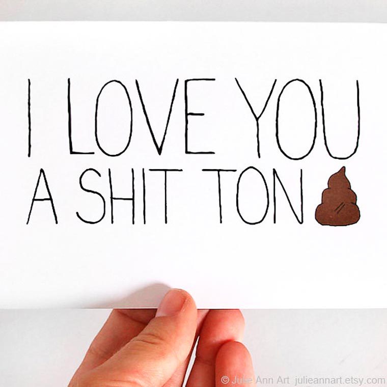 pr1nceshawn:    If Valentine cards were honest… by   Julie Ann. 