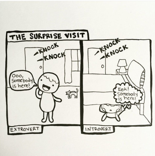 huffingtonpost:  12 Illustrations That Are All Too Real For IntrovertsIf you’re