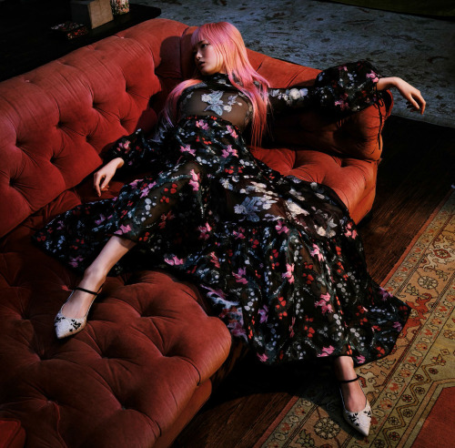 fromobscuretodemure:  Fernanda Ly by Daniel Jackson for Vogue China March 2016. Fashion editor: Tiina Laakkonen Hair stylist: Esther Langham Makeup artist: Dotti