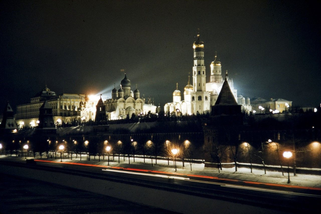 View of the Moscow Kremlin, photo by Brian Brake (1955)
