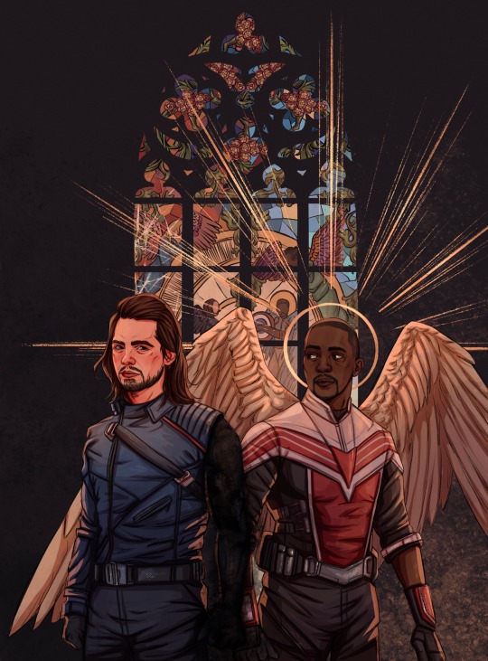 haflacky:Angel and Demon Illustration for the gorgeous fanfic 