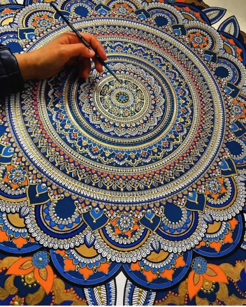 thedesigndome:New Ornate Mandala Designs by Asmahan A. Mosleh UK based artist Asmahan A. Mosleh’s 