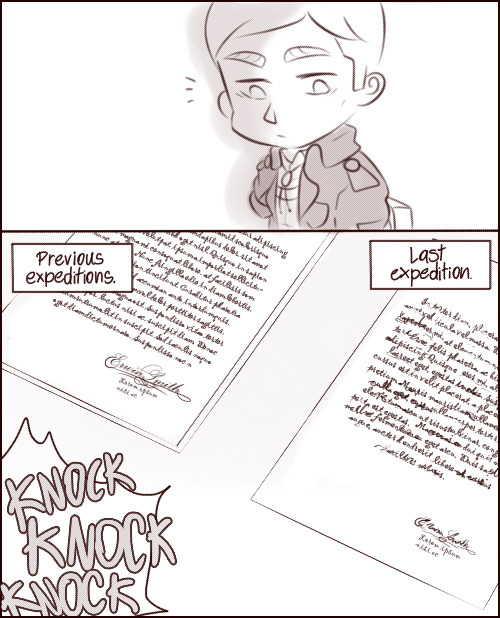 cherrymoyaya:      Don’t even dare Erwin Smith!! >:0 (Dedicates this to all my bbs on twitter coz every time I wanna be sad they don’t allow me to be sad! those little shits!! ♥♥♥) 