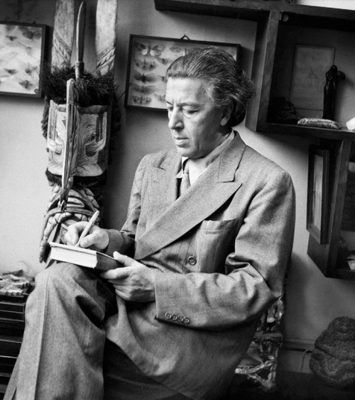 kvetchlandia:  Boris Lipnitzki     André Breton, Paris     1950  “La beauté sera CONVULSIVE ou ne sera pas.” André Breton, “Nadja” 1928 