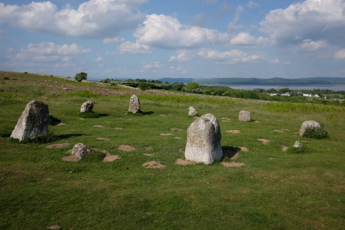 Sunbrick (or ‘Druid’s Circle’) Stone Circle, near Bardsea, Lake District, 29.5.16. This site is thou