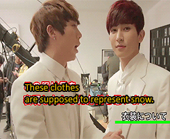 taumu:Kiseop’s cute pun (‘yuki’ means ‘snow’)~ 