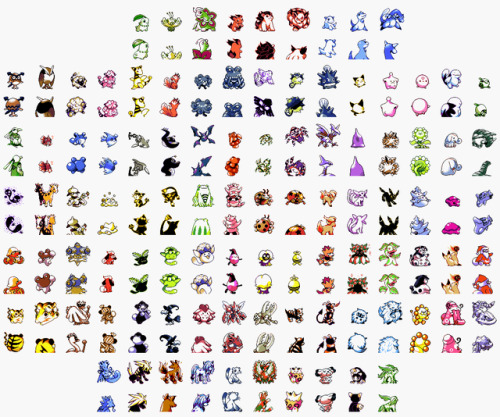 fulisha-of-light:I colored all the gen 2 beta Pokemon. Not official colors, just something I wanted 