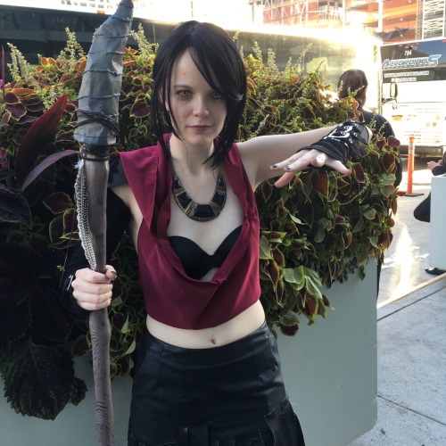 veliseraptor:tfw your mother raised you in a swamp but you still look damn fine (me as Morrigan | NY