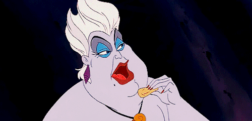 disneyfolk:  DISNEY MEME  → 5 Villains [5/5]: Ursula (The Little Mermaid)- a woman doesn’t know how precious her voice is until she’s been silenced.