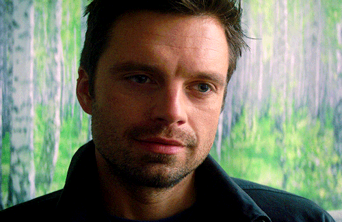unearthlydust: BUCKY BARNES TRYING TO SMILE IN THE FALCON AND THE WINTER SOLDIER (2021)