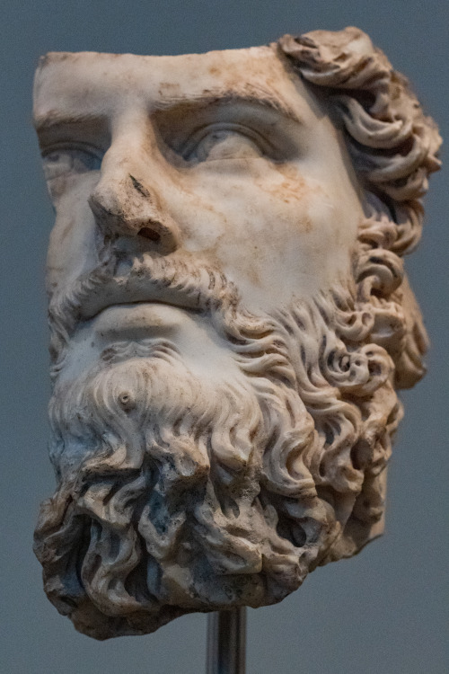 antoniettabrandeisova: Marble portrait of the co-emperor Lucius Verus, A.D. 161–169Src: Andres