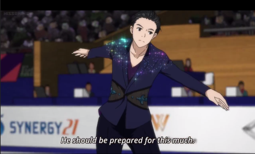 wallpapernacht:  okay the kiss was nice and all but lets not pretend that yuuri didn’t just str8 up roast tf out of viktor for like half of his routine 