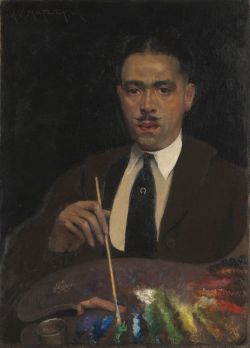 Archibald John Motley, Jr. (American, 1891-1981), Self-portrait, c. 1920  (Art Institute of Chicago)