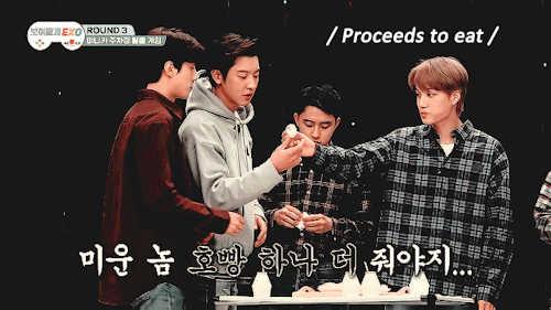 I’ll Show You Exo ep. 3 | Chanyeol, the newest member of Team B (joined for the snacks)