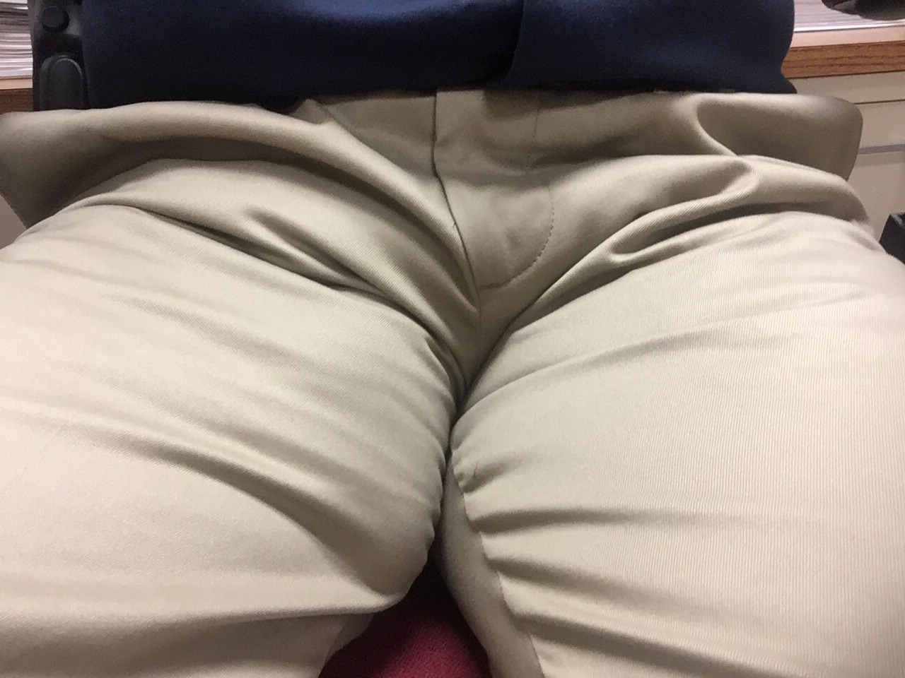 hollaholla80:  The new young guy at work has stopped by my office three times today.