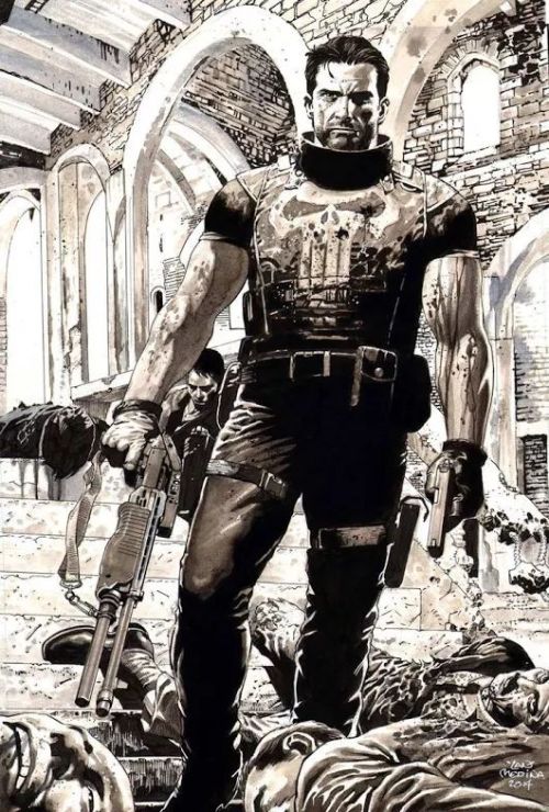 nickfuryagentofsword:    Punisher by Lan Medina  