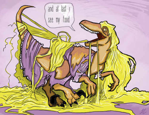 a-night-in-wonderland: Disney Princesses As Raptors