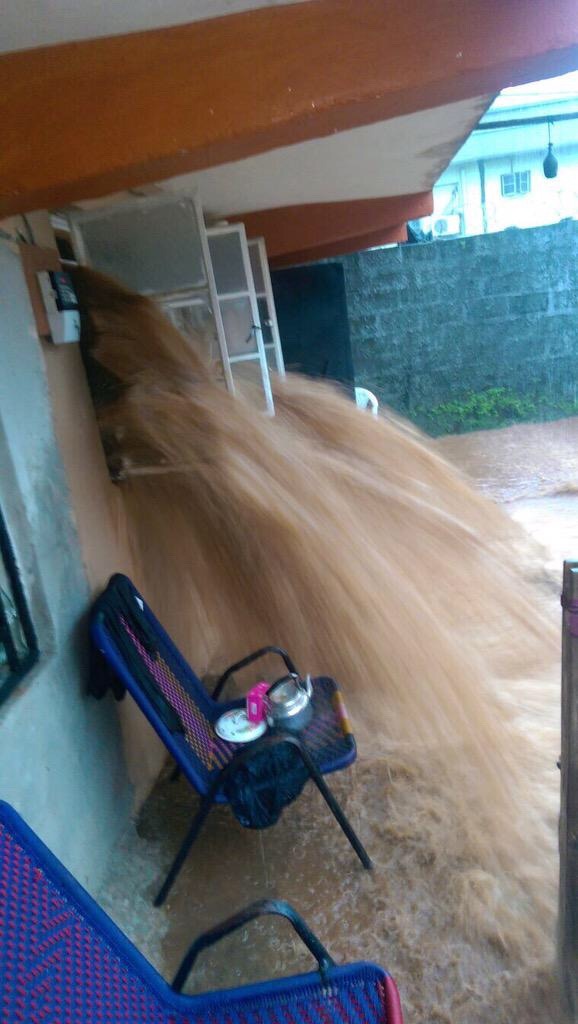 ourafrica:  Sierra Leone, frequent flooding due to deforestation. Please keep the