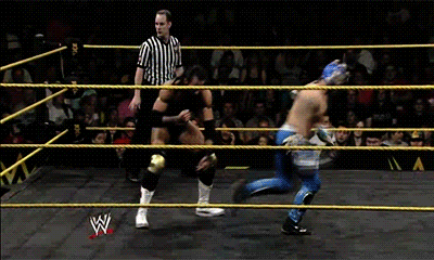 fiendishdesign:   Welp, looks like I gotta go download NXT now.   This guys was so fun to watch! Loved hid finisher! Can’t wait for Kalisto to move up!