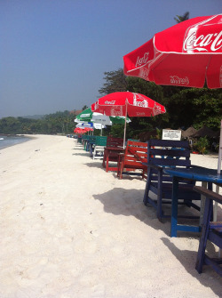 sabisierraleone:  River number 2 beach. “More Tourists, Less Aid Workers”