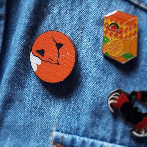 MY PINS ARE ONLINE! https://tictail.com/aedox/sleepy-fox-wooden-pinand they’re just 5 buckaroos so g