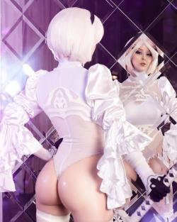 love-cosplaygirls:  2B Bride by Helly Von Valentine (Disharmonica)